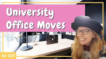 UNIVERSITY OFFICE | Office moves and having your own space! #university