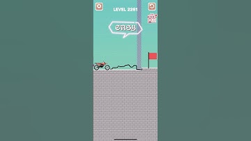 Draw bridge puzzle game level 2261 #drawing #game #Shorts