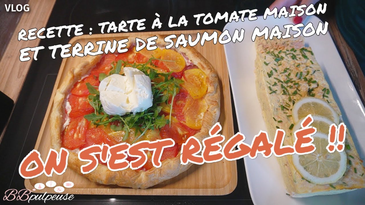 [. VLOG .] Recette : Tarte à la tomate Maison :) Vous en voulez ?!  💗