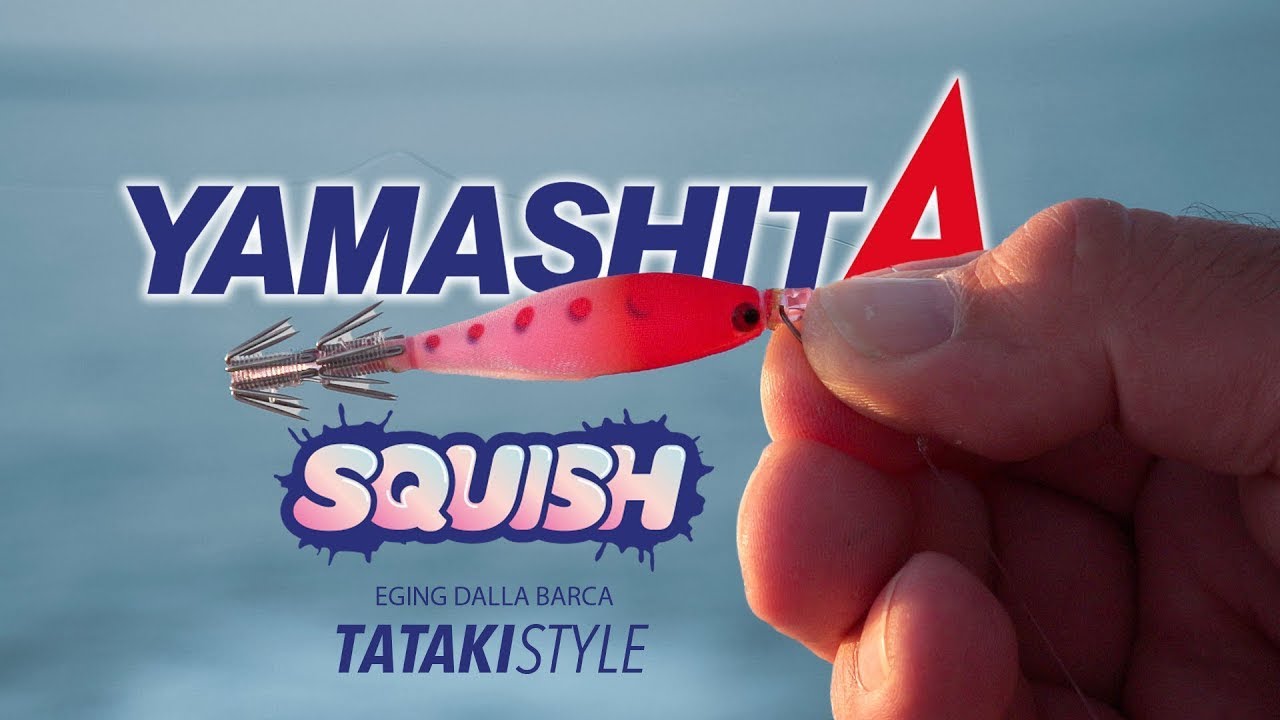 Yamashita Squish   la nuova totanara da tataki per la pesca del calamaro dalla barca