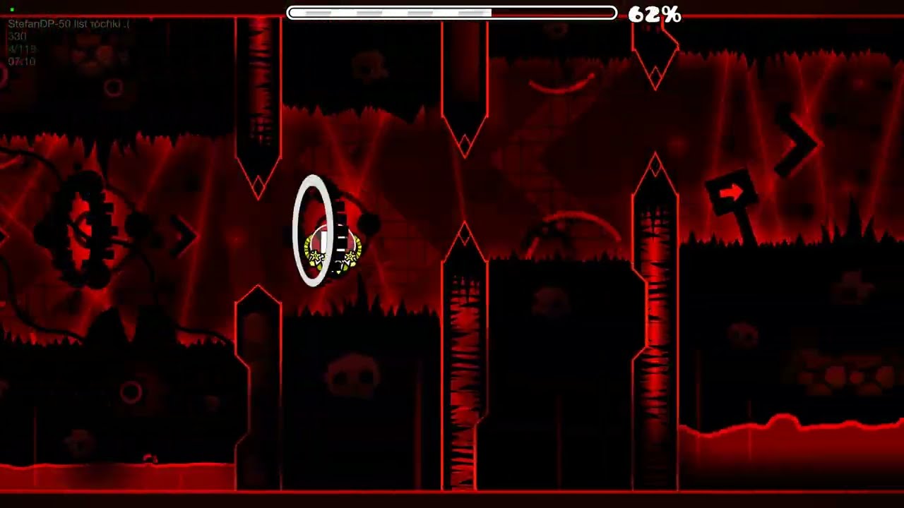 Crimson Planet mid gameplay