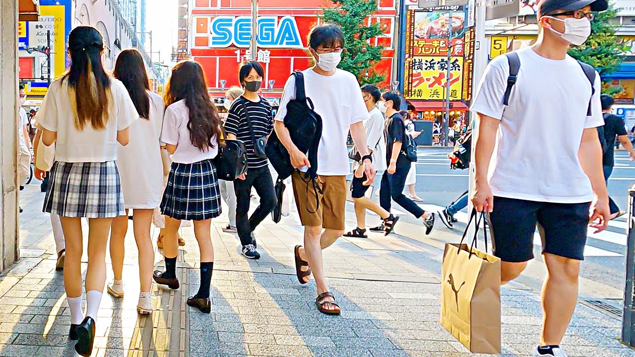 【Akihabara Walk in Tokyo】Holiday Anime City【4K】