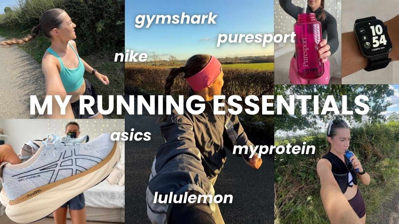 MY RUNNING GEAR ESSENTIALS | favourite shoes, vest, supplements, electrolytes & clothing