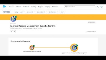PreWork | Approval Process Management Superbadge Unit | Trailhead | Salesforce | Virtual Internship