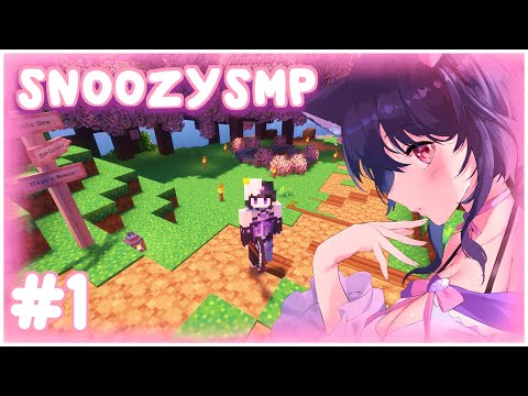 First day on snoozysmp!! 【SnoozySMP #1】