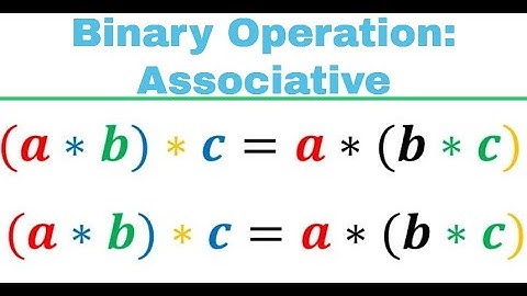 Binary Operation | Part 4 ||