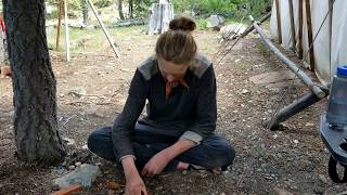 Bow Drill Jeffery Pine Bark Fireboard