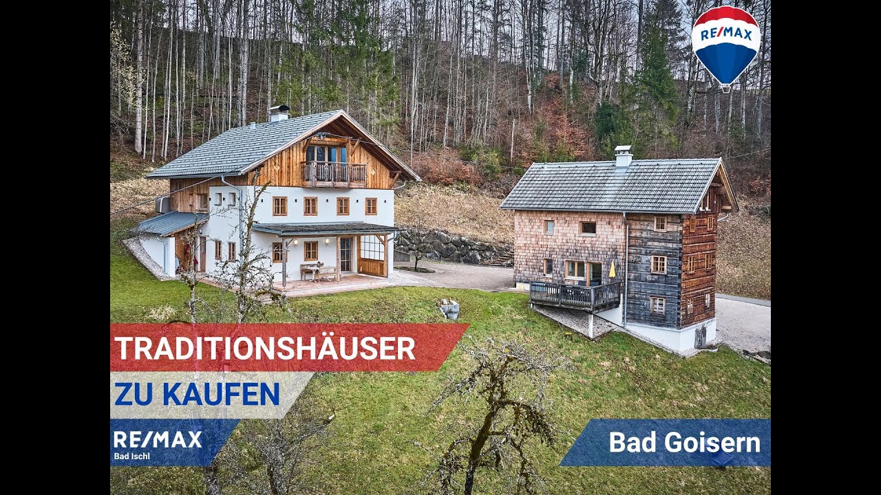 Luxuriöse Waldliegenschaft in idyllischer Lage –  drei charmante Wohneinheiten in zwei Häusern!