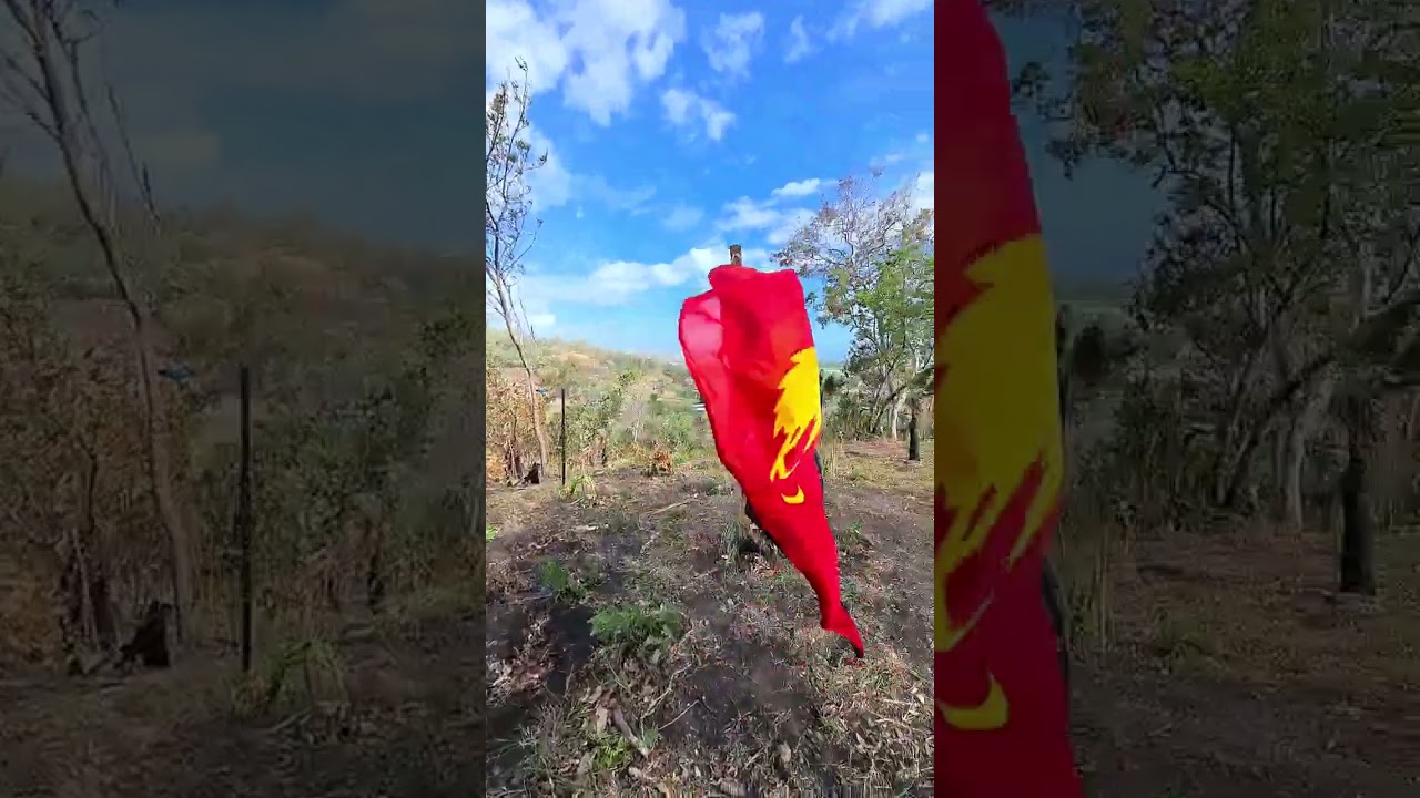 legend John Warbat with the PNG anthem