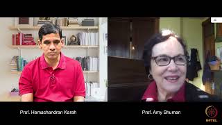 mod03lec10 - Interview with Prof. Amy Shuman