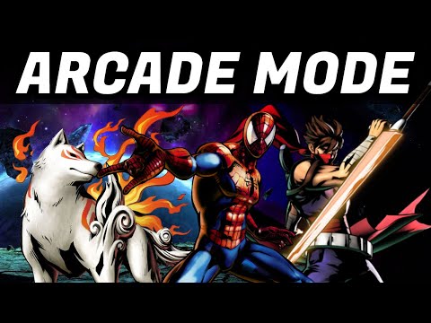 UMVC3 - ARCADE MODE - SPIDER-MAN/AMATERASU/STRIDER HIRYU!