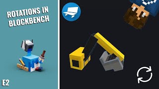 Rotations in Blockbench! How can they be used? | Blockbench Episode 2
