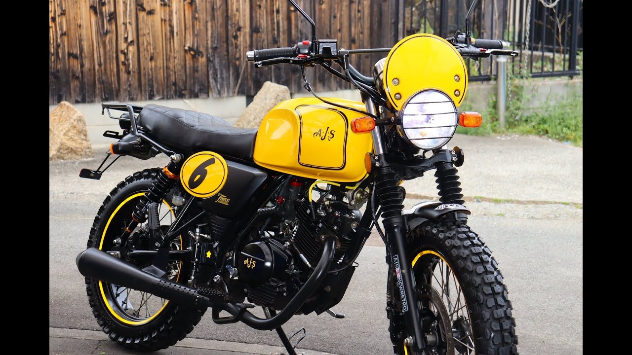 ☆AJS テンペスト スクランブラー 125☆ - YouTube