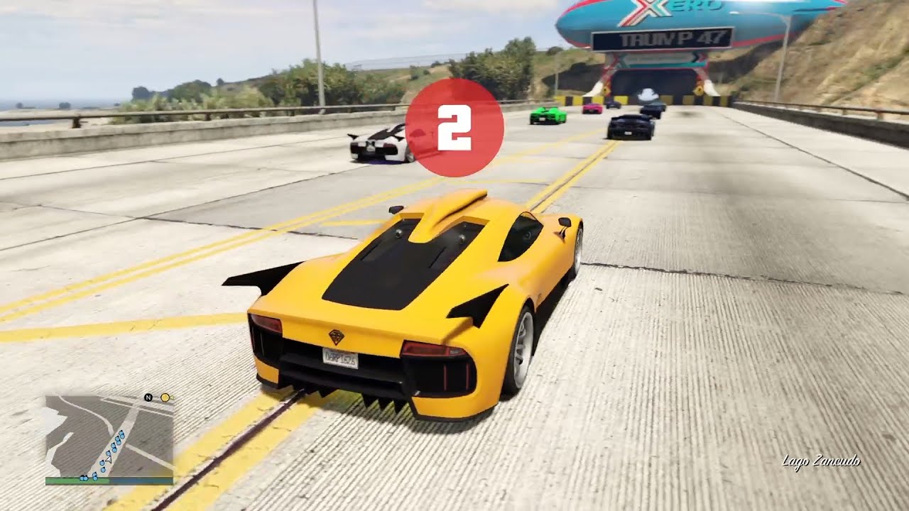 The Most Chaotic Highway Race | GTA Online Long Haul - YouTube