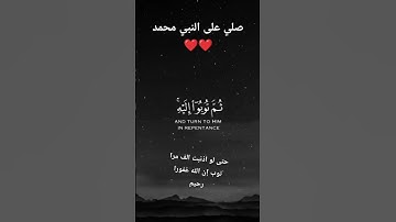 قران كريم 15 ثانيه أستخدم الصوت ♥️🙂