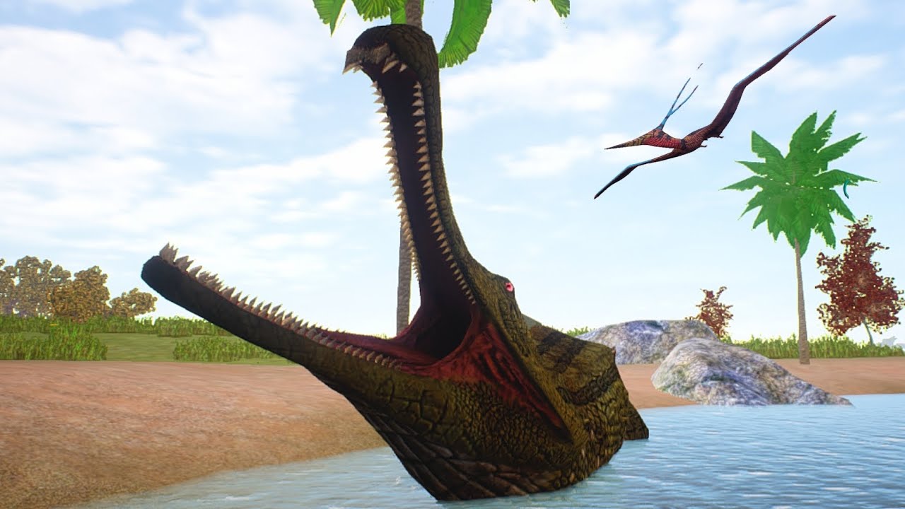 Caçando na estratégia! Vida de sarcosuchus | The cursed isle (#100) (PT-BR)