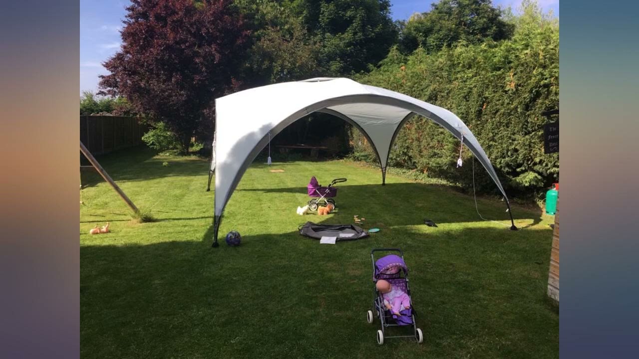 Coleman Gazebo Event Shelter for Festivals, Garden and Camping, Sturdy Steel Poles review