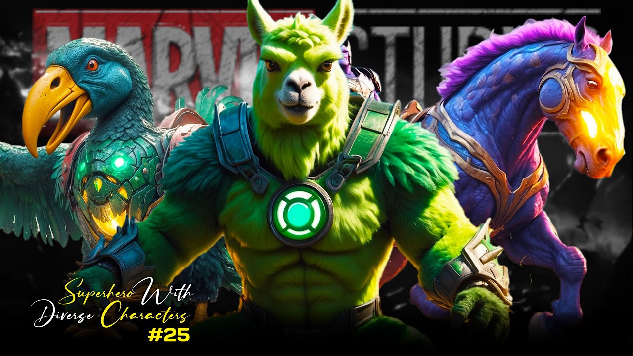 COMPLICATIONS OF MARVEL DC Superheroes But Become INCREDIBLE ANIMAL ...