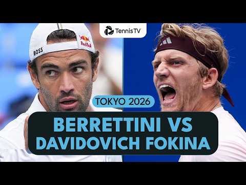 Video Matteo Berrettini vs Alejandro Davidovich Fokina Highlights Tokyo 2026