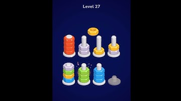 Nuts color sort puzzle game level 27