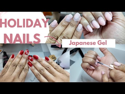 Holiday Nails using Japanese Gels - Nail Thoughts Baby Cakes Base