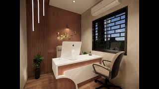 Warehouse with office 3d animation