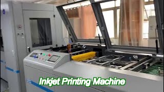 cmyk inkjet web digital color inkjet printing roll to sheet machine press printing digital printer