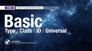 07 - Basic CSS Selectors: Type, Class, ID & Universal | CSS Fundamentals