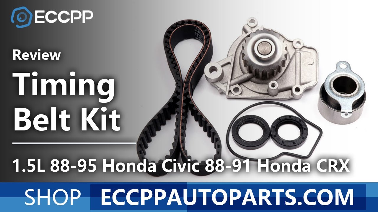 ECCPP 1.5L 1988-1995 Honda Civic 1988-1991 Honda CRX Timing Belt Kit