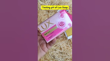 **SHOCKED** Testing pH of Lux Soap #phtesting #phtest #luxsoap #lux #kfashiongroup #shorts #viral