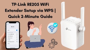 How to Set Up TP-Link RE205 WiFi Extender Using WPS Button