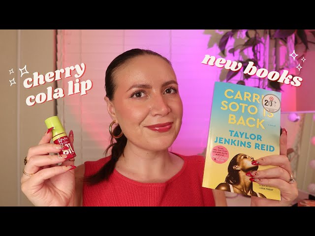 ASMR Mini Haul ✨ New Books & Cherry Cola Lips 💋🤎 Soft-Spoken 🤎 Etsy Nails, Coach, Jewelry & Perfume