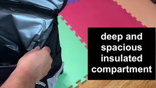 DAUSROOB Insulated Cooler Backpack Lightweight Leakproof Soft 33 Can Large Capacity