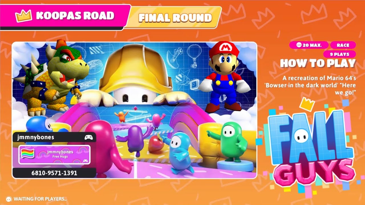 Fall Guys Creative - Koopas Road (Code: 6810-9571-1391)
