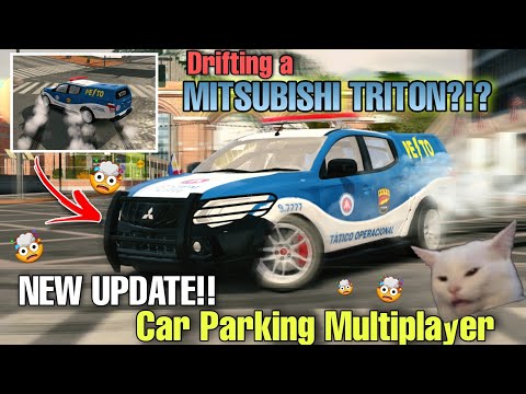 I tried to drift a Mitsubishi Triton!! in NEW UPDATE of Car Parking Multiplayer 4.8.8.1