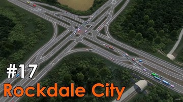 Cities: Skylines - Rockdale City #17 - Continuous Flow Intersection