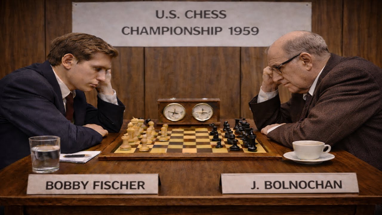 Bobby Fischer vs J. Bolbochan * Mar del Plata 1959