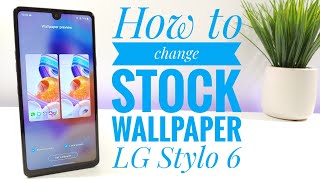 How to change the stock wallpaper on LG Stylo 6 screenshot 4