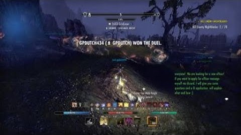 ESO defeated one of the best duelist on ps eu