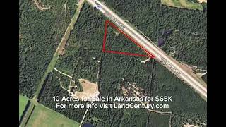 10 Acres for Sale in Arkansas for $65K.