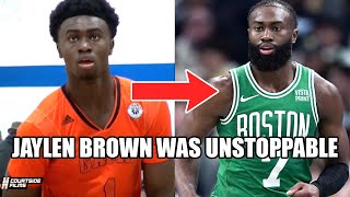 BOSTON CELTICS JAYLEN BROWN HIGH SCHOOL HIGHLIGHTS!