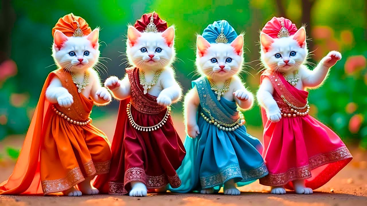 बिल्ली डांस | Cutest Cat videos funny dance🤣💃Dance Videos for cats 