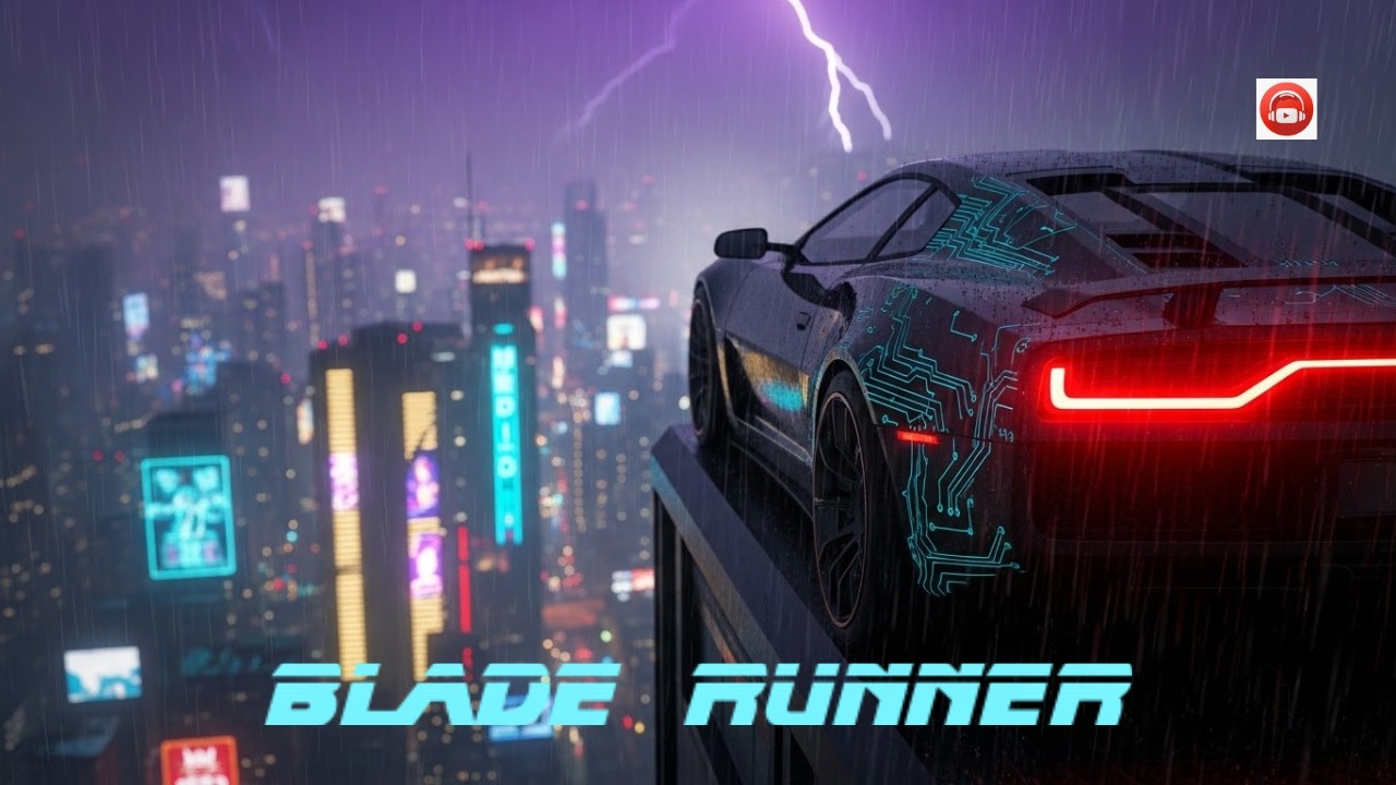 Lucid Circuit Phantoms | Dark Cyberpunk Ambient Music for Deep Focus & Sleep 3 Hours | Blade Runner