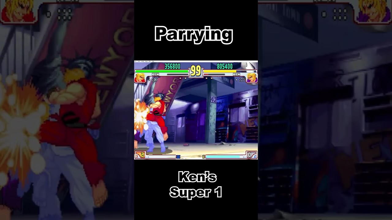 Parrying Ken's Super 1 In Street Fighter Third Strike