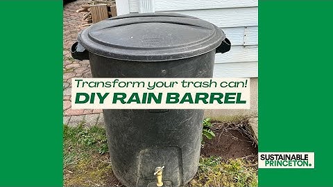 Trash Bin ♻️➡️ Rain Barrel?! 🤯