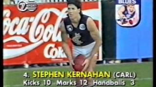 Melbourne v Carlton AFL round 11 - 1990. Excerpts from a classic!