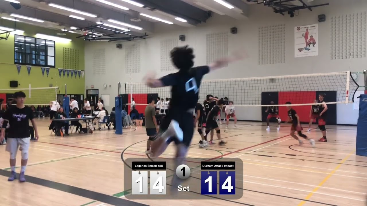 Legends Smash 18UB vs Durham Attack Impact set 1