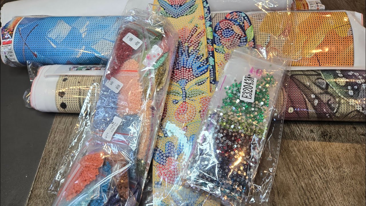 Temu Haul Time! Large Diamond Paintings. 