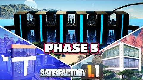Starting Phase 5 with Trigons & Time Crystals - New Satisfactory 1.1 Playthrough