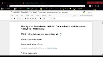The Sparks Foundation - GRIP - Data Science and Business Analytics - March 2023